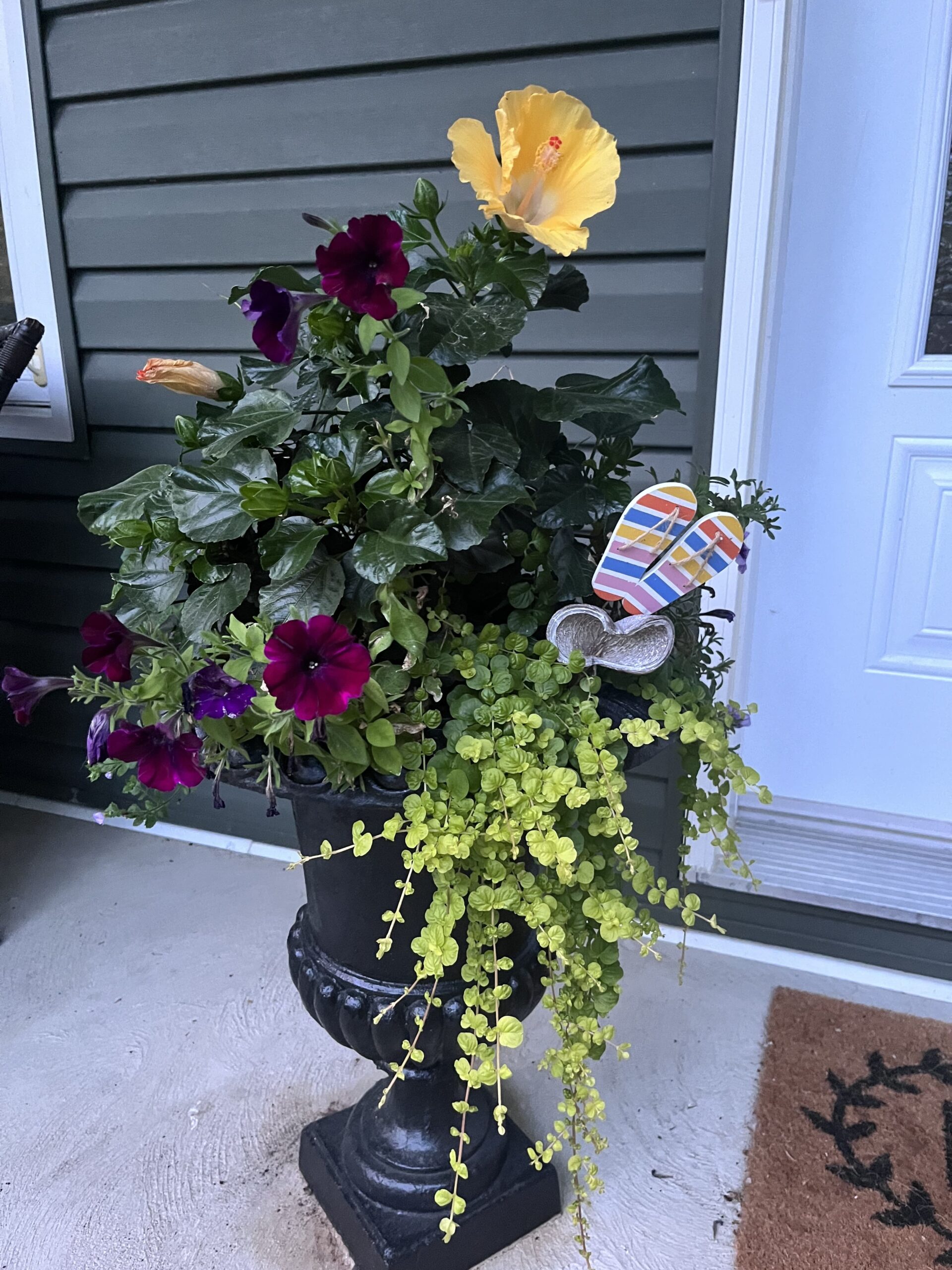 Springtime urn insert floral arrangement by Eufloria the Buckhorn Ontario Florist